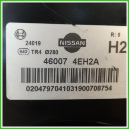 Servofreno Pompa Freni Depressore Bosch 0204797041 Nissan Qashqai 2 Serie 1.3 DIG-T 16v. 472104EH0J 2018
