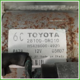 Motorino Avviamento Denso MS42800-4920 Toyota Avensis 3 Serie 281000R030 2008