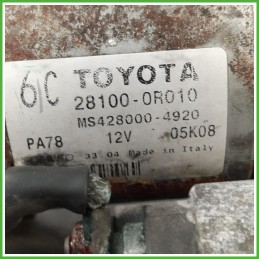 Motorino Avviamento Denso MS428000-4920 Toyota Avensis 2 Serie SW 281000R030 2006-2008