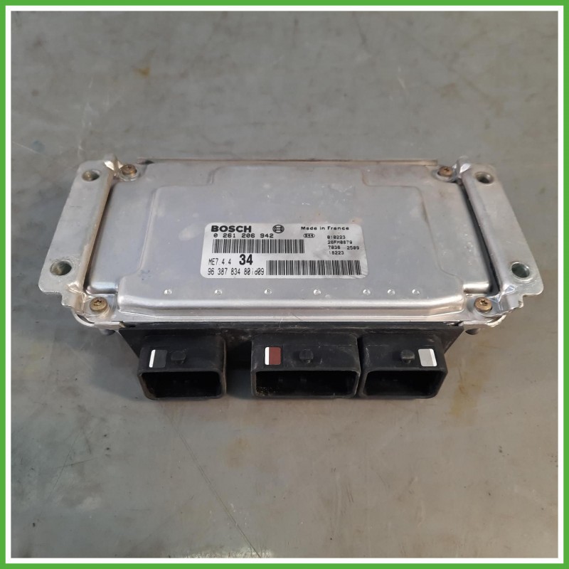 Centralina Motore Iniezione ECU Bosch 0261206942 Peugeot 206 1.6 16v. 6580P8 Benzina 2000-2009