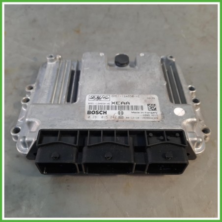 Centralina Motore Iniezione ECU Bosch 0281015242 Ford Focus 3 Serie SW 1.6 TDCi 16v. 8M51-12A650-XE Gasolio 2008-2011