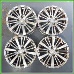 Cerchi in Lega Peugeot 208 1 Serie 16 pollici 16 6.0J 5x108 ET23 4pz 5401P4 Originale Usato