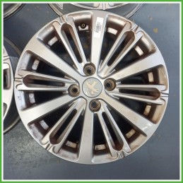 Cerchi in Lega Peugeot 208 1 Serie 16 pollici 16 6.0J 5x108 ET23 4pz 5401P4 Originale Usato
