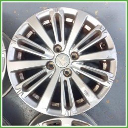Cerchi in Lega Peugeot 208 1 Serie 16 pollici 16 6.0J 5x108 ET23 4pz 5401P4 Originale Usato