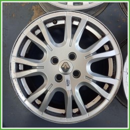 Cerchi in Lega Renault Scenic 2 Serie 16 pollici 16 5.0J 4x100 ET49 4pz 7711223827 Originale Usato