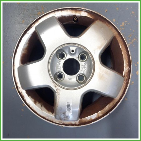 Cerchio Singolo in Lega Opel Corsa C 14 pollici 14 5.5J 4x100 ET49 1pz 90576858 Originale Usato al pz