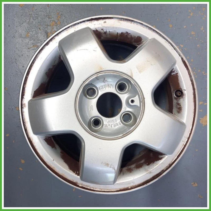 Cerchio Singolo in Lega Opel Corsa C 14 pollici 14 5.5J 4x100 ET49 1pz 90576858 Originale Usato al pz