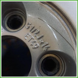 Cerchio Singolo in Lega Opel Corsa C 14 pollici 14 5.5J 4x100 ET49 1pz 90576858 Originale Usato al pz