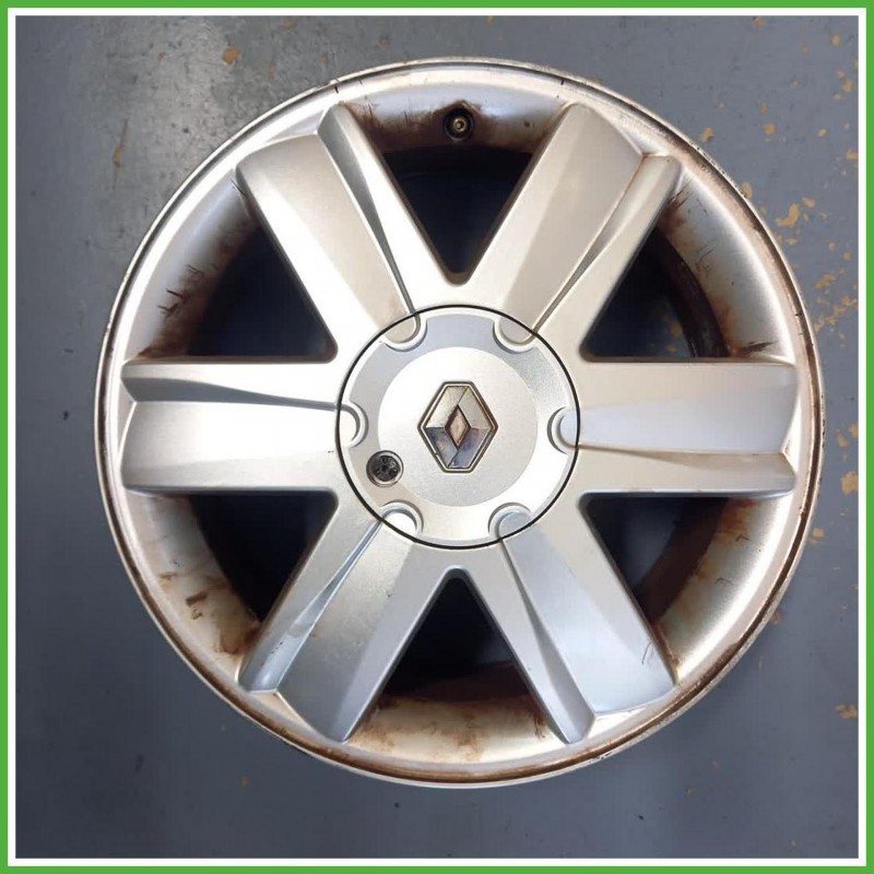 Cerchio Singolo in Lega Renault Scenic 2 Serie 16 pollici 16 6.5J 4x100 ET49 1pz 7711223827 Originale Usato al pz