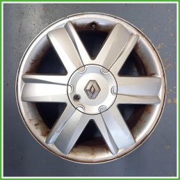 Cerchio Singolo in Lega Renault Scenic 2 Serie 16 pollici 16 6.5J 4x100 ET49 1pz 7711223827 Originale Usato al pz