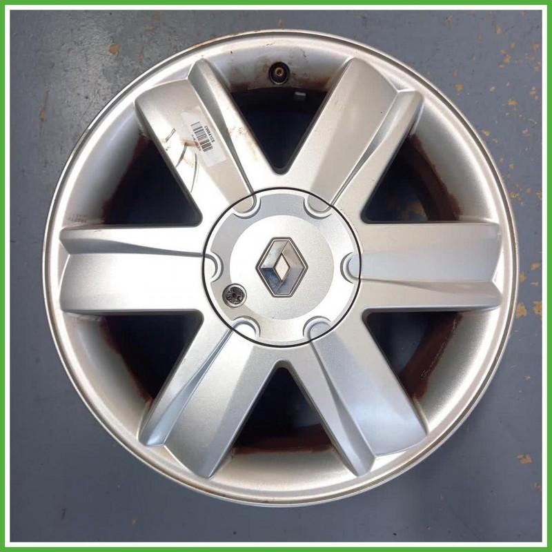 Cerchio Singolo in Lega Renault Scenic 2 Serie 16 pollici 16 6.5J 4x100 ET49 1pz 7711223827 Originale Usato al pz