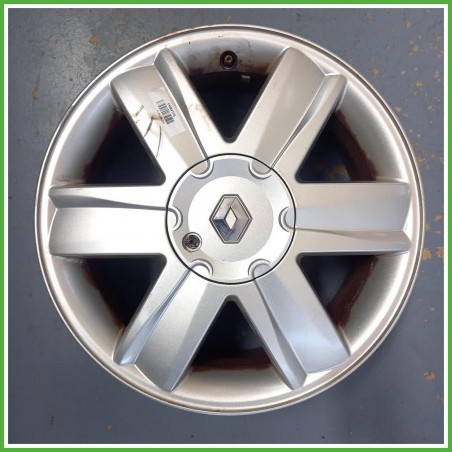 Cerchio Singolo in Lega Renault Scenic 2 Serie 16 pollici 16 6.5J 4x100 ET49 1pz 7711223827 Originale Usato al pz