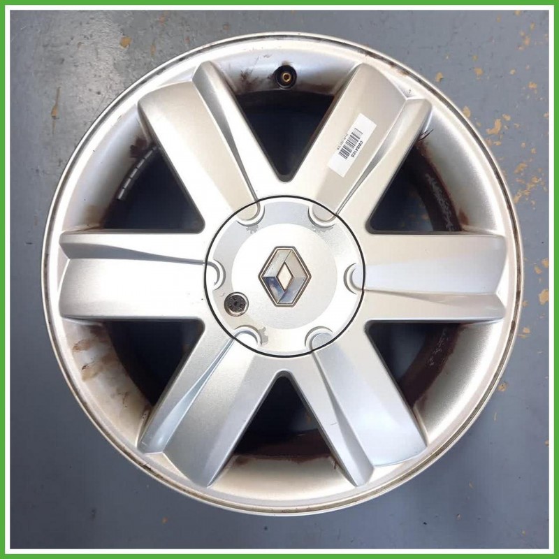 Cerchio Singolo in Lega Renault Scenic 2 Serie 16 pollici 16 6.5J 4x100 ET49 1pz 7711223827 Originale Usato al pz