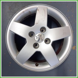 Cerchio Singolo in Lega Peugeot 207 15 pollici 15 6.0J 4x108 ET23 1pz 1608847180 Originale Usato al pz