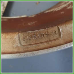 Cerchio Singolo in Lega Peugeot 207 15 pollici 15 6.0J 4x108 ET23 1pz 1608847180 Originale Usato al pz