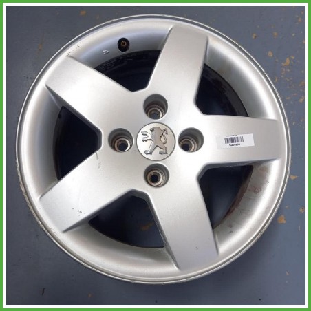 Cerchio Singolo in Lega Peugeot 207 15 pollici 15 6.0J 4x108 ET23 1pz 1608847180 Originale Usato al pz