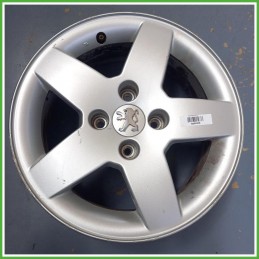 Cerchio Singolo in Lega Peugeot 207 15 pollici 15 6.0J 4x108 ET23 1pz 1608847180 Originale Usato al pz