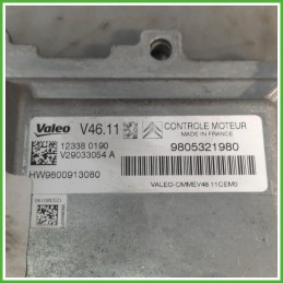 Centralina Motore Iniezione ECU Valeo V29033054A Peugeot 208 1 Serie 1.0 VTi 12v. 1613422480 Benzina 2015-2019