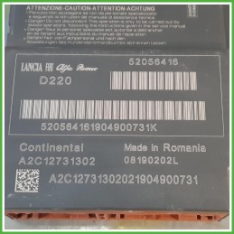 Centralina Airbag Continental A2C12731302 Fiat 500L 1.4 16v. 52191112 2017-2022