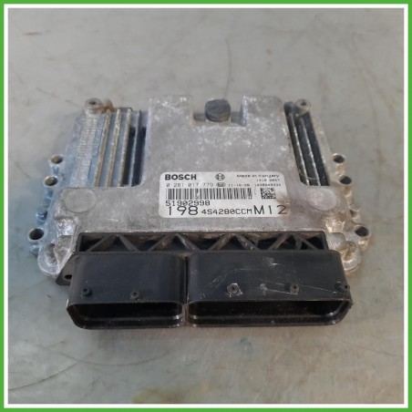 Centralina Motore Iniezione ECU Bosch 0281017776 Fiat Bravo 2 Serie 1.6 JTD 16v. 51902998 Gasolio 2010-2014
