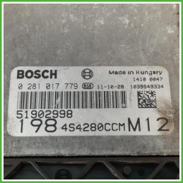 Centralina Motore Iniezione ECU Bosch 0281017776 Fiat Bravo 2 Serie 1.6 JTD 16v. 51902998 Gasolio 2010-2014
