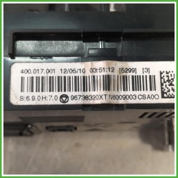 Comandi Clima AC Riscaldamento Condizionatore Behr 400.017.001 Peugeot 3008 1 Serie 1.6 HDi 16v. 6452W5 2009-2013