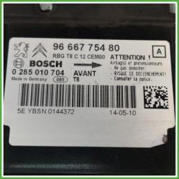Centralina Airbag Bosch 0265010704 Peugeot 3008 1 Serie 1.6 HDi 16v. 658866 2009-2013