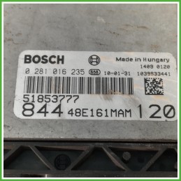 Centralina Motore Iniezione ECU Bosch 0281016235 Lancia Delta 3 Serie 1.6 JTD 16v. 51853776 Gasolio 2008-2011