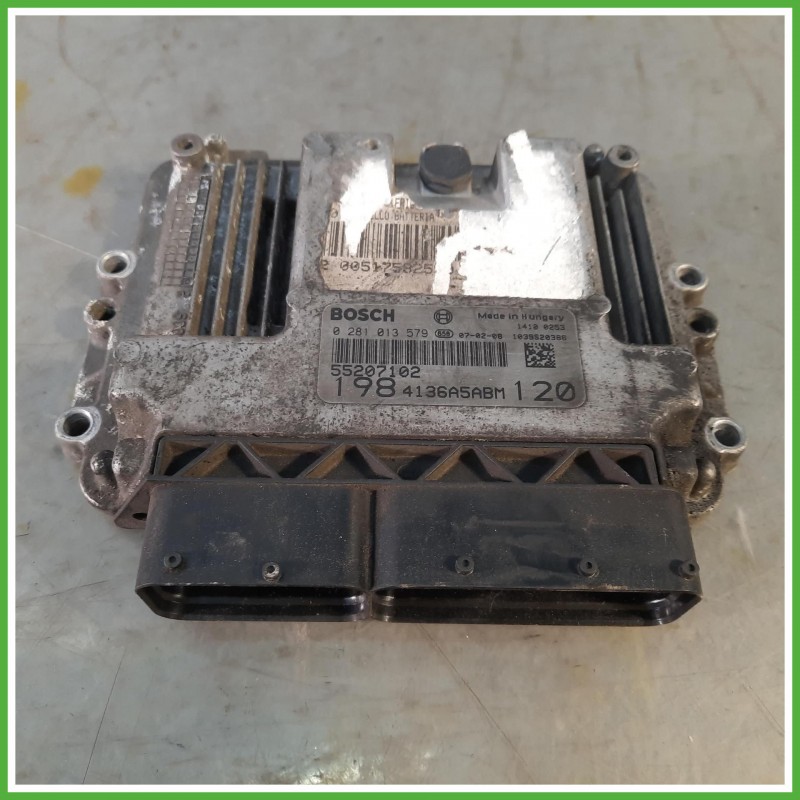 Centralina Motore Iniezione ECU Bosch 0281013579 Fiat Bravo 2 Serie 1.9 JTD 51828269 Gasolio 2007-2009