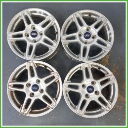 Cerchi in Lega Ford Fiesta 6 Serie 15 pollici 15 6.0J 4x108 ET47.5 4pz 1881869 Originale Usato