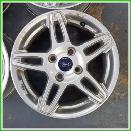 Cerchi in Lega Ford Fiesta 6 Serie 15 pollici 15 6.0J 4x108 ET47.5 4pz 1881869 Originale Usato