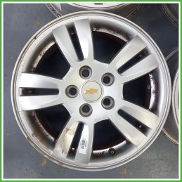 Cerchi in Lega Chevrolet Aveo 3 Serie 15 pollici 15 6.0J 4x100 ET39 4pz 95040747 Originale Usato