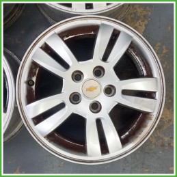 Cerchi in Lega Chevrolet Aveo 3 Serie 15 pollici 15 6.0J 4x100 ET39 4pz 95040747 Originale Usato