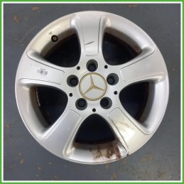 Cerchio Singolo in Lega Mercedes Classe A W169 15 pollici 15 6.0J 5x112 ET46 1pz A1694000402 Originale Usato al pz