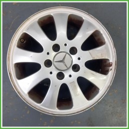 Cerchio Singolo in Lega Mercedes Classe A W169 15 pollici 15 6.0J 5x112 ET44 1pz A1694000402 Originale Usato al pz