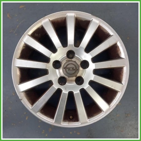 Cerchio Singolo in Lega Opel Meriva A 16 pollici 16 6.0J 5x100 ET44 1pz 93322256 Originale Usato al pz