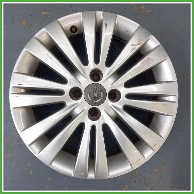 Cerchio Singolo in Lega Opel Corsa D 16 pollici 16 6.0J 4x100 ET40 1pz 13211900 Originale Usato al pz