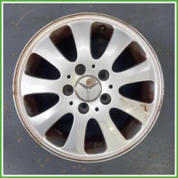 Cerchio Singolo in Lega Mercedes Classe A W169 15 pollici 15 6.0J 5x112 ET44 1pz A1694000402 Originale Usato al pz