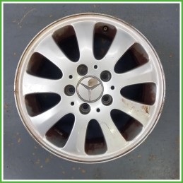 Cerchio Singolo in Lega Mercedes Classe A W169 15 pollici 15 6.0J 5x112 ET44 1pz A1694000402 Originale Usato al pz
