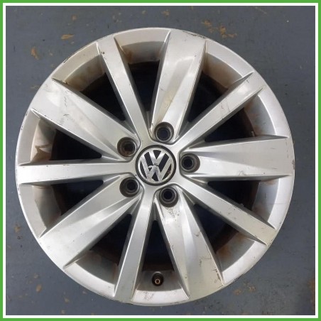 Cerchio Singolo in Lega Volkswagen Passat 6 Serie 16 pollici 16 7.0J 5x112 ET45 1pz 3AA6010258Z Originale Usato al pz