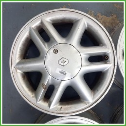 Cerchi in Lega Renault Scenic 1 Serie 15 pollici 15 6.0J 4x100 ET43 4pz 7700437977 Originale Usato