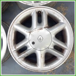 Cerchi in Lega Renault Scenic 1 Serie 15 pollici 15 6.0J 4x100 ET43 4pz 7700437977 Originale Usato