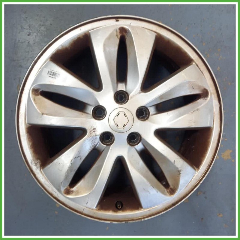 Cerchio Singolo in Lega Renault Espace 4 Serie 17 pollici 17 7.0J 5x108 ET50 1pz 7711221196 Originale Usato al pz