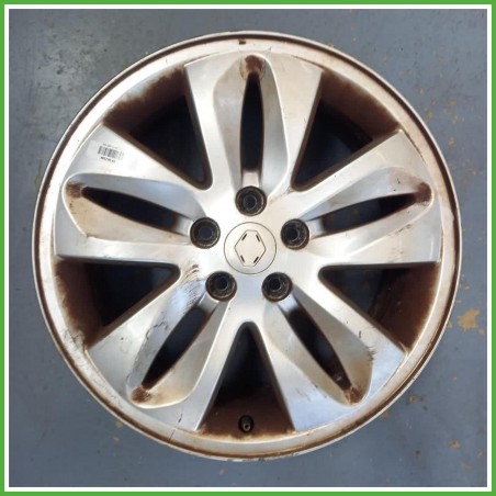 Cerchio Singolo in Lega Renault Espace 4 Serie 17 pollici 17 7.0J 5x108 ET50 1pz 7711221196 Originale Usato al pz