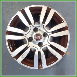 Cerchio Singolo in Lega Fiat Punto 3 Serie 15 pollici 15 6.0J 4x100 ET43 1pz 50529059 Originale Usato al pz