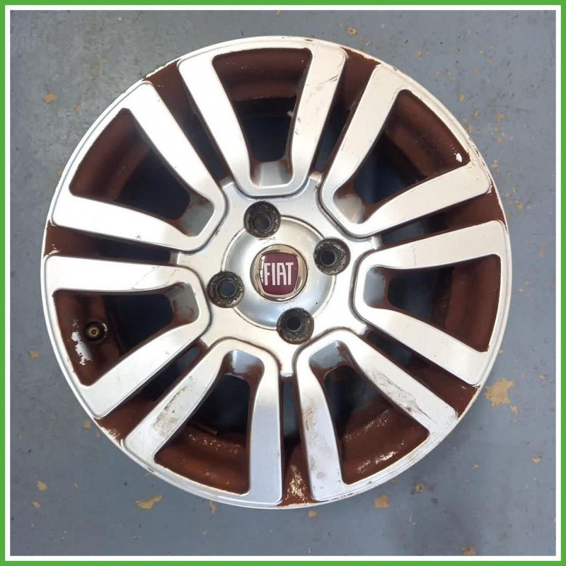 Cerchio Singolo in Lega Fiat Punto 3 Serie 15 pollici 15 6.0J 4x100 ET43 1pz 50529059 Originale Usato al pz