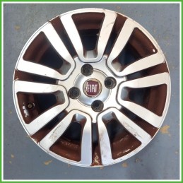 Cerchio Singolo in Lega Fiat Punto 3 Serie 15 pollici 15 6.0J 4x100 ET43 1pz 50529059 Originale Usato al pz