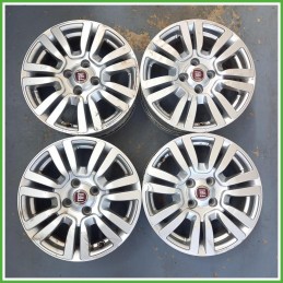 Cerchi in Lega Fiat Punto 3 Serie 15 pollici 15 6.0J 4x100 ET43 4pz 50529059 Originale Usato