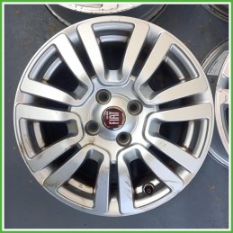Cerchi in Lega Fiat Punto 3 Serie 15 pollici 15 6.0J 4x100 ET43 4pz 50529059 Originale Usato