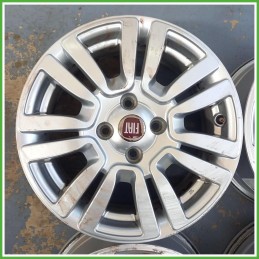 Cerchi in Lega Fiat Punto 3 Serie 15 pollici 15 6.0J 4x100 ET43 4pz 50529059 Originale Usato